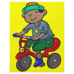 Boy Riding Tricycle Flyer Design