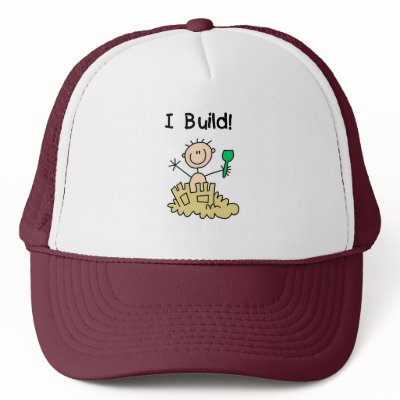 Boy Sand Castle Hat by stick_figures