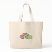 Boy Sleeping Tote Bags