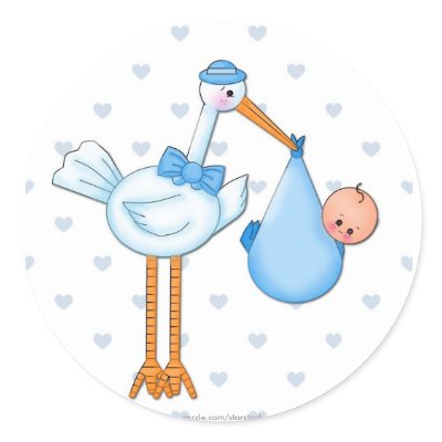 Boy Stork Sticker by StarStock