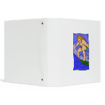 Boy Surfer 3 Ring Binder