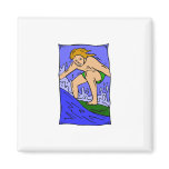 Boy Surfer Magnet