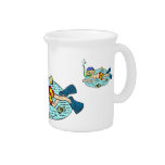 Boy Swimming With Fish Drink Pitchers