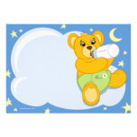 Boy Teddy Bear Baby Shower Invitations invitations
