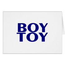 Boy Toy cards by TeeZazzle Boy Toy cards