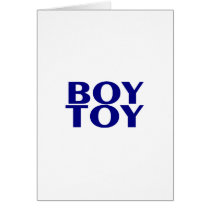 Boy Toy cards by TeeZazzle Boy Toy cards