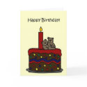 boy twin bears on cake cards