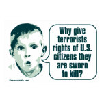 Boy: Why give terrorists rights?