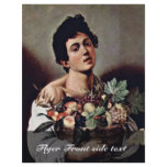 Boy With A Basket Of Fruit By Michelangelo Merisi Custom Flyer
