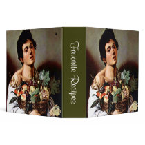 Boy with a Basket of Fruit, Caravaggio 3 Ring Binder