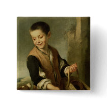 Boy with a Dog, c.1650 Pinback Buttons