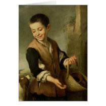 Boy with a Dog, c.1650 Card