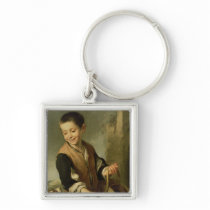 Boy with a Dog, c.1650 Keychain
