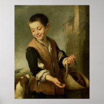 Boy with a Dog, c.1650 Print