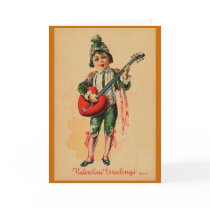 Boy with a Love Guitar Card