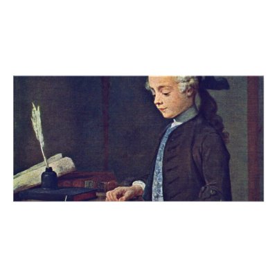 Boy With A Top By Chardin Jean-Baptiste Siméon (Be Photo Greeting Card by Artcollection