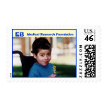 Boy with bubbles, EB , Medical Research Foundation Stamps