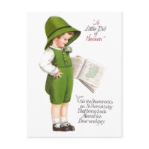 Boy with Map of Ireland Vintage St Patrick's Day Post Cards