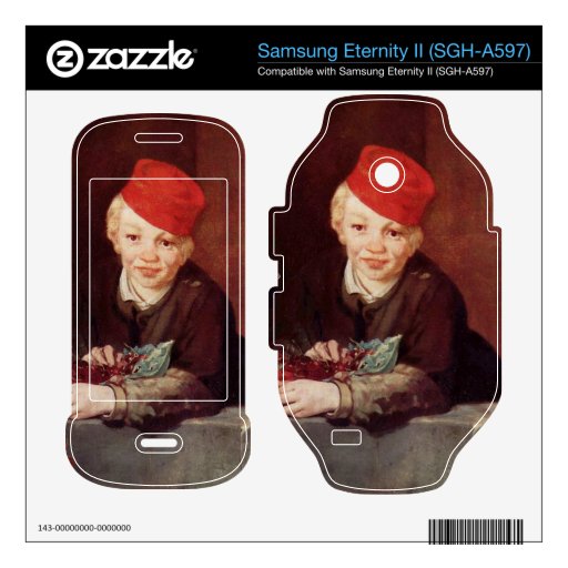 Boy with the cherries by Edouard Manet Samsung Eternity II Skins