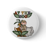 Boy Zoo Keeper Tshirts and Gifts Pin