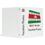 Boyacá Waving Flag with Name Binder