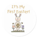 BOYBUNNYFIRSTEASTER stickers by easter_store BOYBUNNYFIRSTEASTER stickers