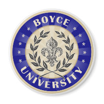 Boyce University Navy magnets