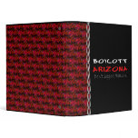 Boycott Arizona Vinyl Binder
