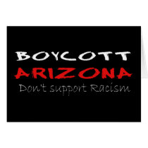 Boycott Arizona Greeting Cards