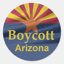 BOYCOTT Arizona Sticker