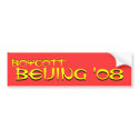 Boycott, Boycott, Beijing '08, Beijing '08 bumper stickers