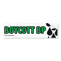 Boycott BP Bumper Sticker