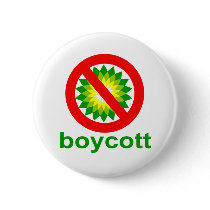 Boycott BP Pinback Buttons