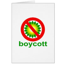 Boycott BP Card