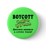 Boycott Cafepress Pinback Buttons