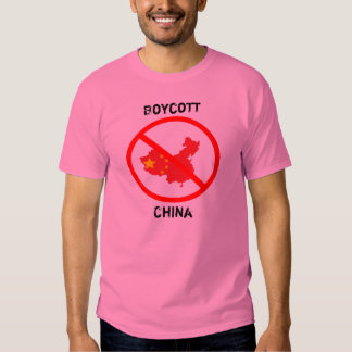 boycott china shirt