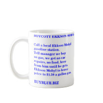 BOYCOTT EKKSON MOBYL   BUYBLUE.BIZ mugs