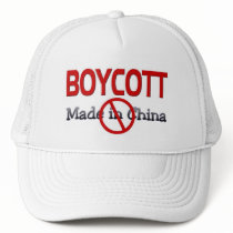 BOYCOTT  MADE IN CHINA HAT