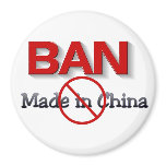 BOYCOTT MADE IN CHINA magnets