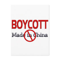 BOYCOTT MADE IN CHINA postcards by APOLITICAL_BITCH BOYCOTT MADE IN CHINA postcards