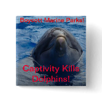 A button to show your animal rights pride against the cruel dolphin trade. boycott marine parks captivity kills dolphins button p145486078619015847z854o 210 SaveLolita T Shirts and More!