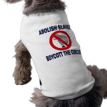 BOYCOTT THE CIRCUS DOG T-SHIRT