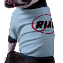 Boycott the RIAA! Woof! pet clothing