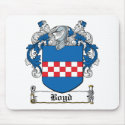 Boyd Family Crest mousepads