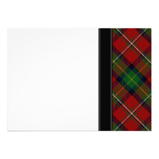 Boyd Tartan Scottish Celtic Wedding Invitation