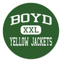 Boyd - Yellow Jackets - Junior - Boyd Texas stickers
