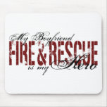 Boyfriend Hero - Fire & Rescue Mouse Pads