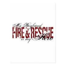 Boyfriend Hero - Fire & Rescue Postcards