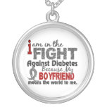 Boyfriend Means World To Me Diabetes Personalized Necklace