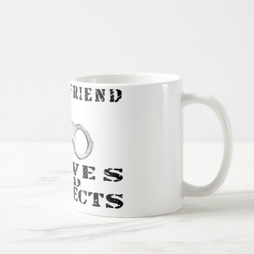 Boyfriend Serves Protects - Cuffs Mug